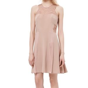 Rebecca Taylor Lace-Insert Cocktail Dress